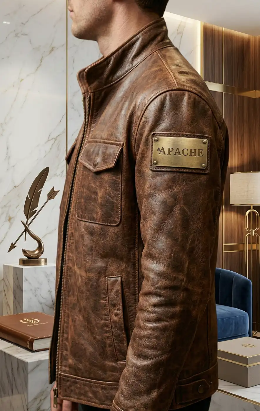 Création d’une identité visuelle pour une boutique de mode masculine.